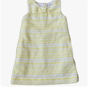 Kate Spade Yellow Bow Girls Dress Sz 4T